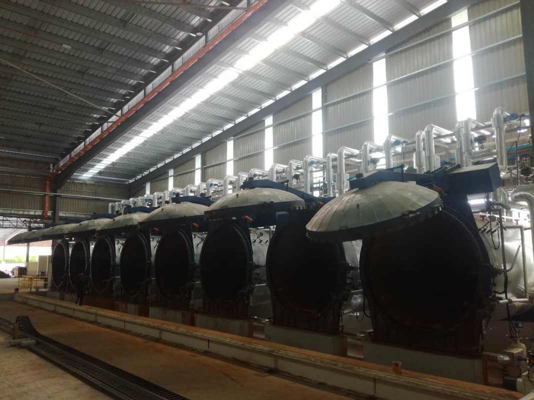Contenitore a pressione dell'autoclave di AAC per il blocchetto, la temperatura elevata e la pressione della pianta AAC di AAC
