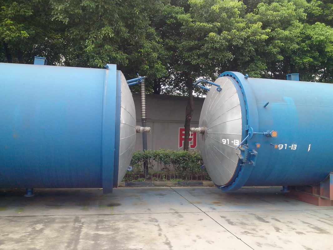 Autoclave di gomma di legno di industria del vetro per il trattamento di legno, la vulcanizzazione di gomma e la laminazione di vetro